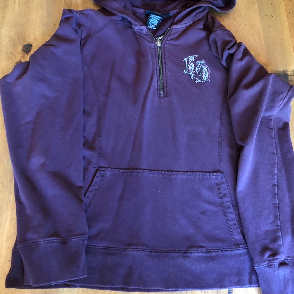 Harley Davidson plum hoodie
